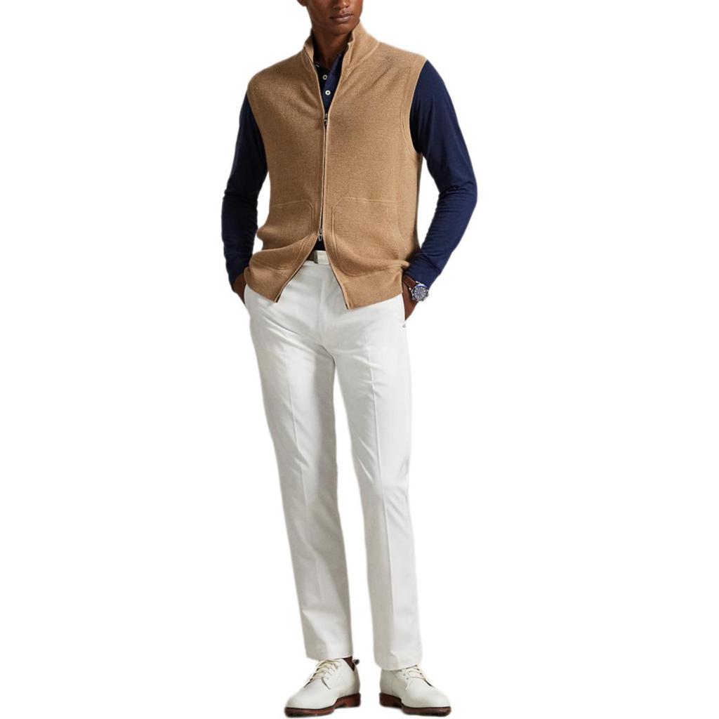 Polo Ralph Lauren Ribbed Knit Half-Zip Sleeveless Vest Men vests MNPGSWE1CM20038-200