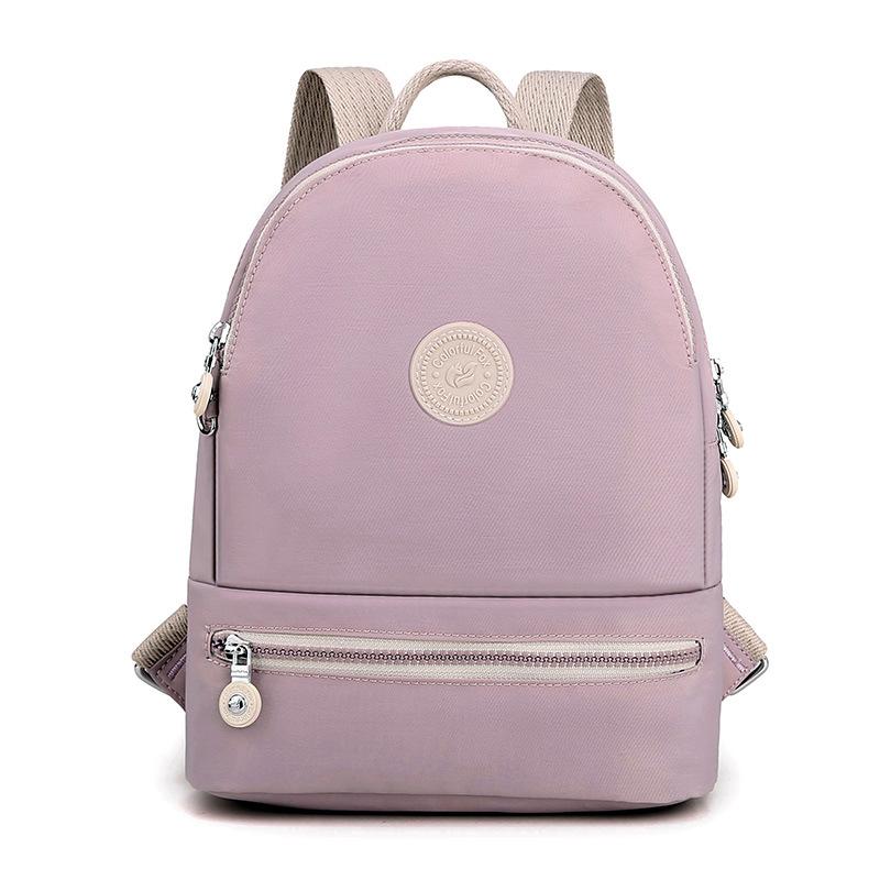Women's Backpack Outdoor Leisure Portable Backpack Large Capacity Water-proof Nylon School Bag School