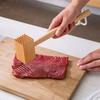 Natural Wood Meat Mallets for Meat Preparation Duals Sided Design for Soft and Firm Meats Cooking Tool