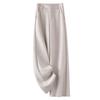 Ankola Women's Red Tweed Wide-Leg Slimming Pants - New Autumn/Winter 2024
