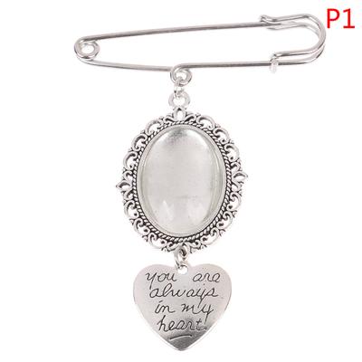 Düğün Buketi Fotoğraf Tılsımı Kendin Yap Pin Broş Dantelli Çerçeve Tılsımı Oval Resim Çerçevesi