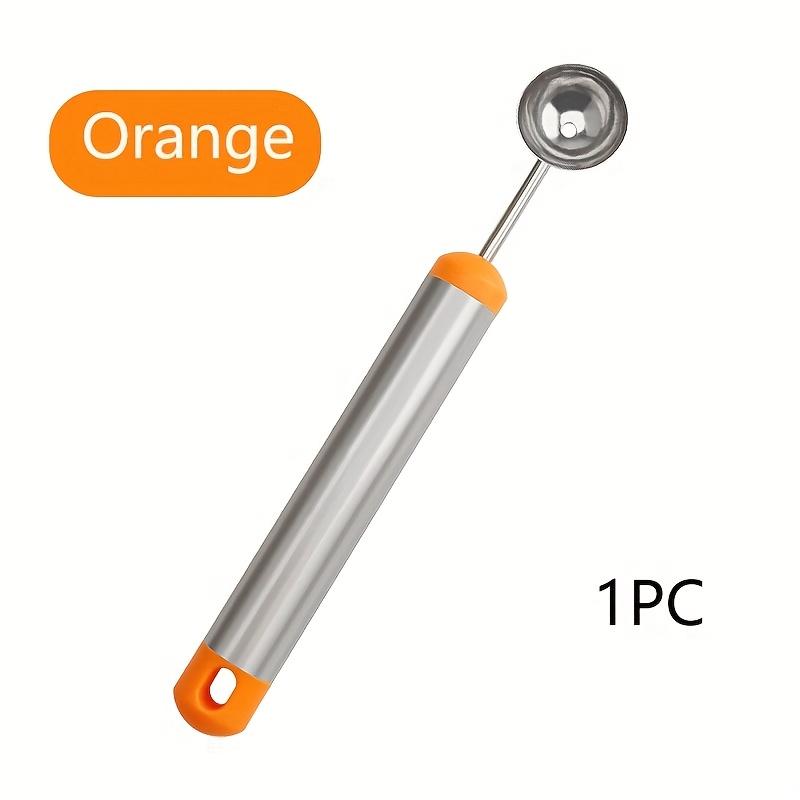 

Премиальный набор для карвинга фруктов из нержавеющей стали, ложка-нуазетка, набор ножей для нарезки и карвинга арбуза, клубники, ананаса оранжевый