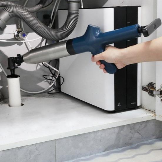 Toilet Unclogger Heavy Duty Vacuum Seal Plunger with 120-Degree Tilt Head Bathroom Clog Remover Clog Remover Tool