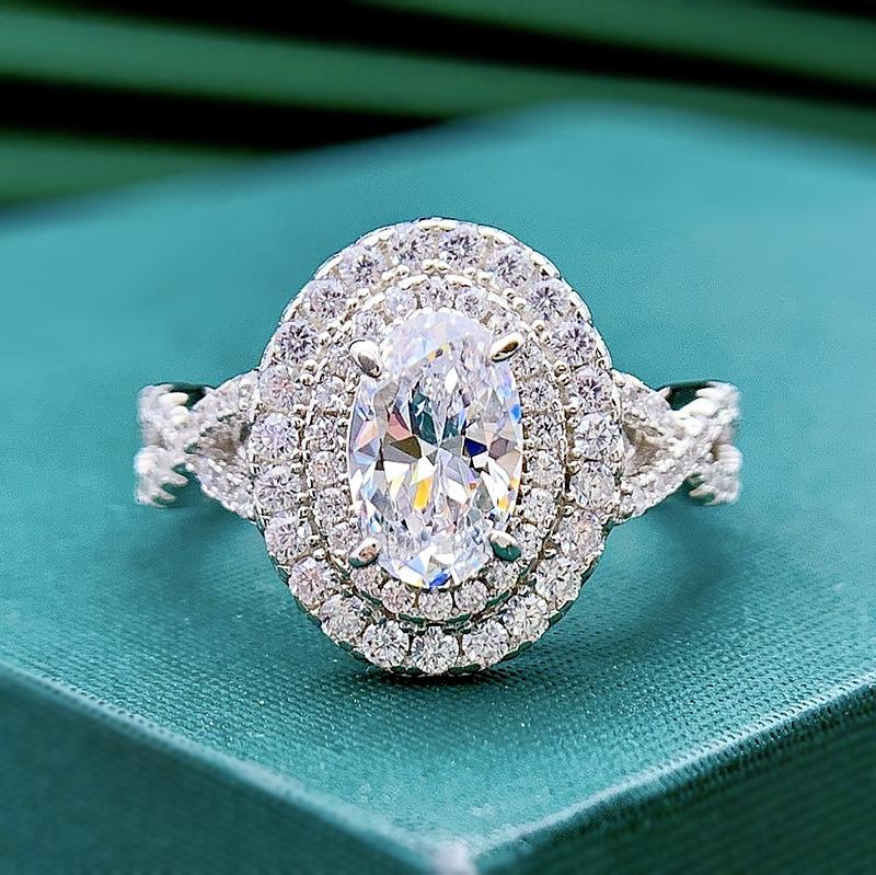 

Влюбленные Обручение b Бриллиант Кольцо 100% Real 925 sterling sier Вечеринка Обручальное кольцо Кольца для женщин Обещание Ювелирные изделия