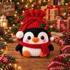Character Christmas Drawstring Gift Bag Drawstring Closure Crochet Gift Pouch  Christmas Gifting