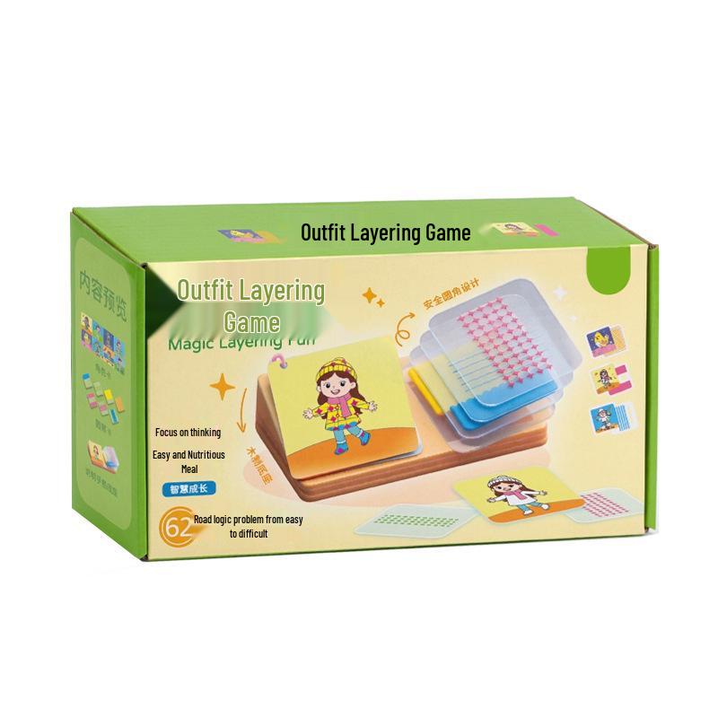 Geometric Stacking Puzzle: Early Education Toy for Kids