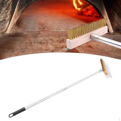 Štětec na pizzu s měděnými štětinami pro komerční použití Pevné příslušenství Multifunkční gril