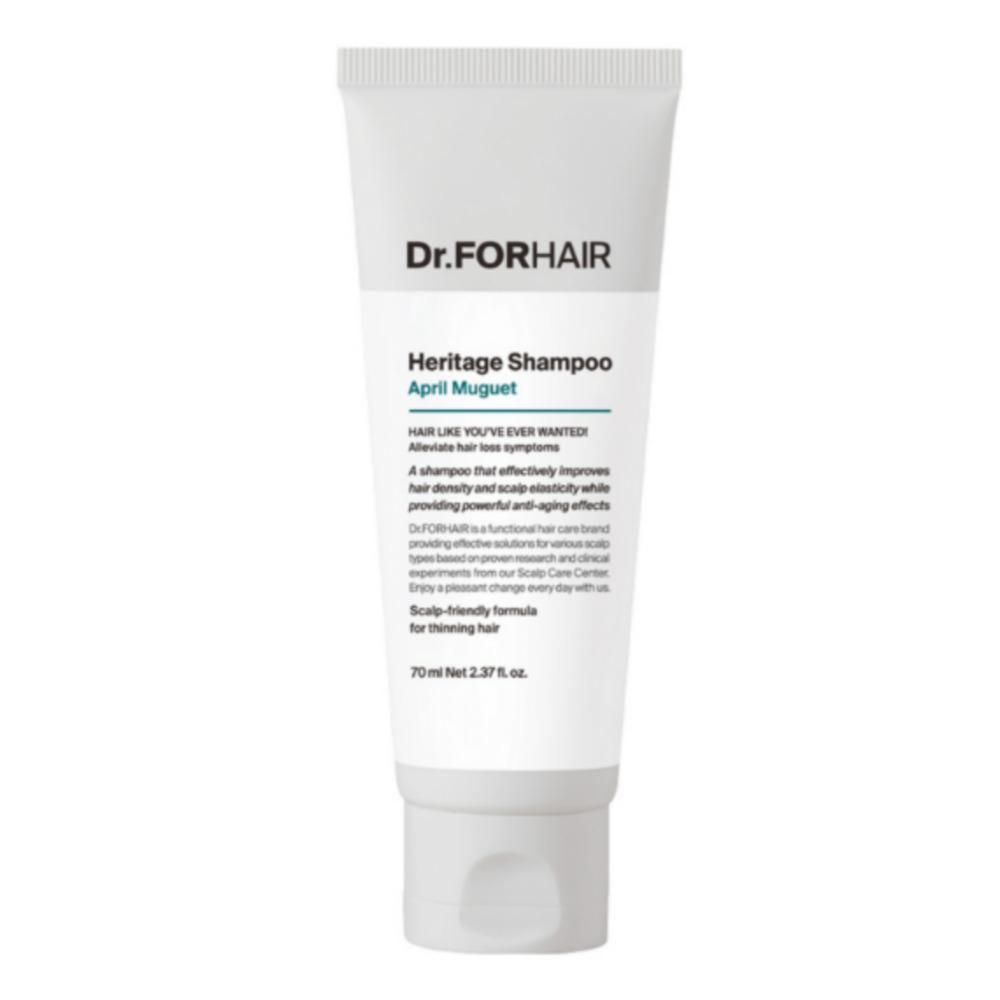 

[Dr.FORHAIR] Шампунь Heritage проти старіння шкіри голови 70 мл 3 види April Muguet