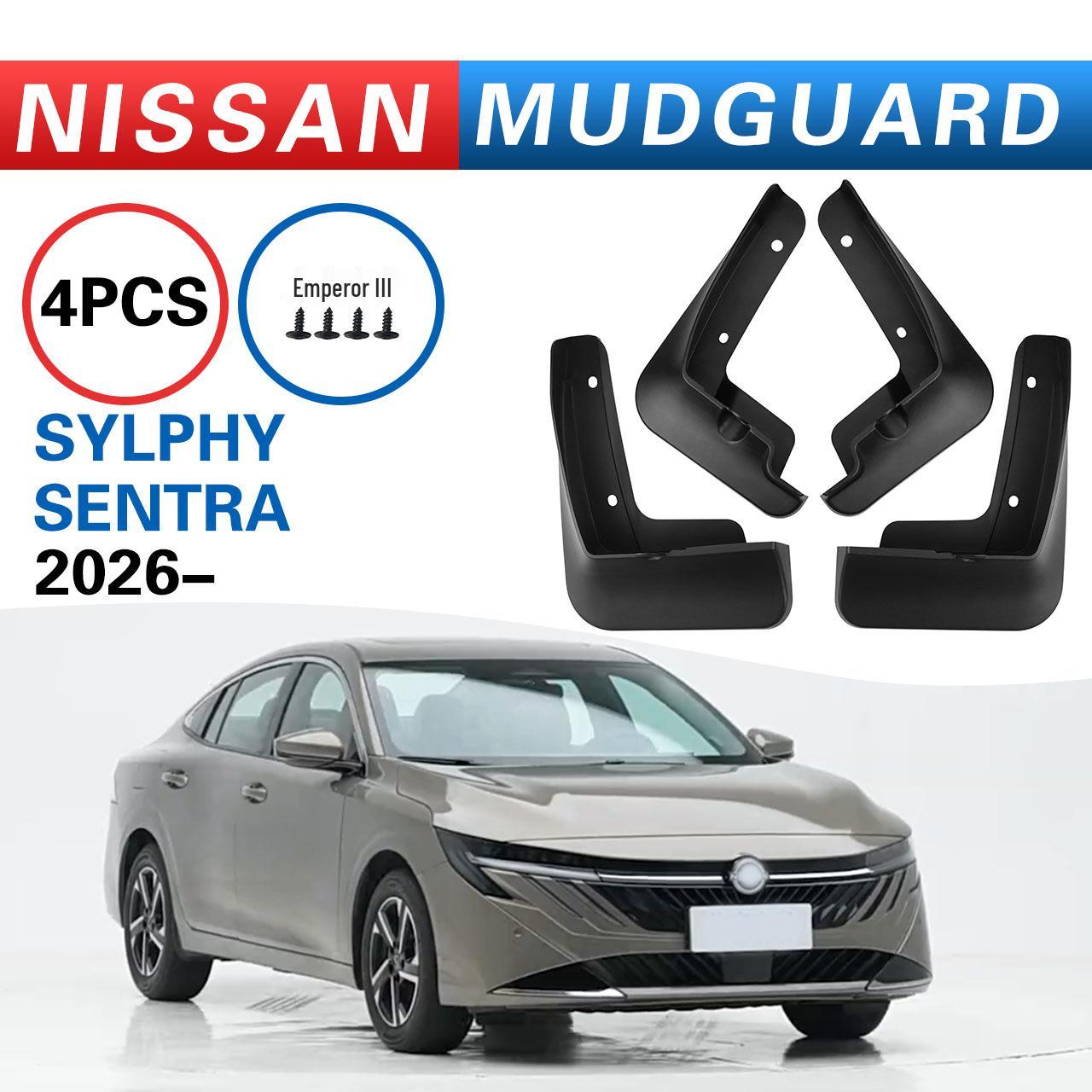 Nissan Sylphy/Sentra 2026 Mud Flaps for Tire Modification 30x9.5x20