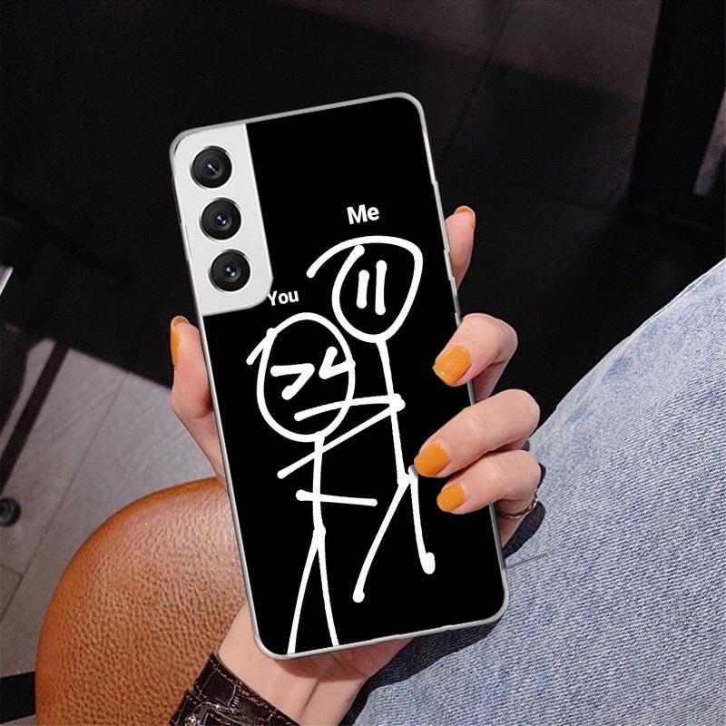 

Cartoon Stickman Matchman Phone Case For Samsung Galaxy S24 S25 Edge S26 Ultra S23 S22 S21 Plus S20 FE + Personalized Print Cove Samsung S26