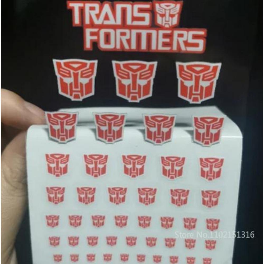 Decepticons Autobots G1 Çıkartmaları 45+ Sembol Çıkartma Özel Kendin Yap Sahne Aksesuarları Dekorasyon Araba Çıkartması