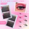 280 Tufts Of D-Song Single Tufts Of False Eyelashes 10D100Ddiy Segmented Grafting To Extend Natural Dense Hair