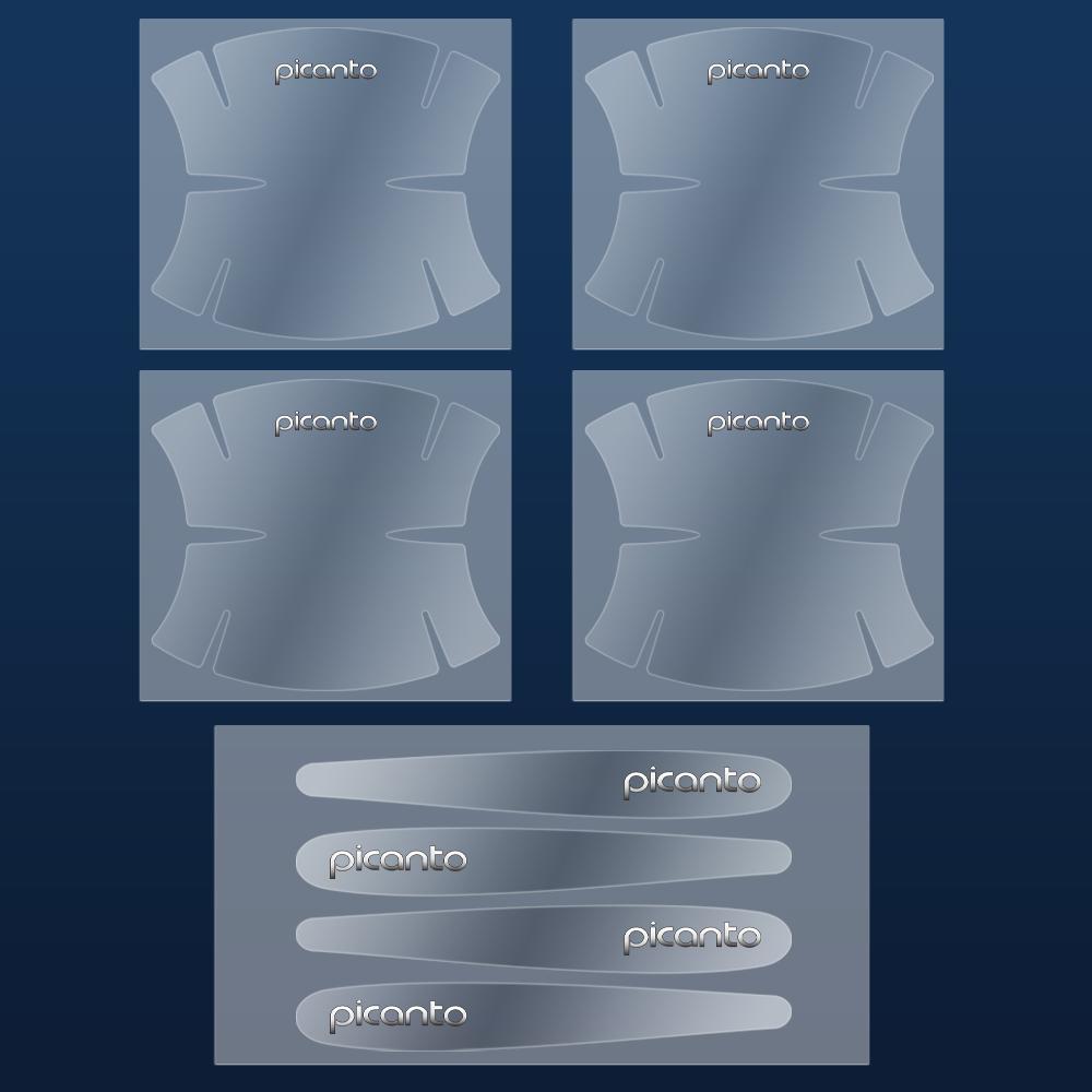 2026 Het Bilklistermärke 8 st Repskyddande Bil Dörrhandtag Skål Skyddsfilm Klistermärke För KIA Sportage Cadenza Sorento Soul Picant