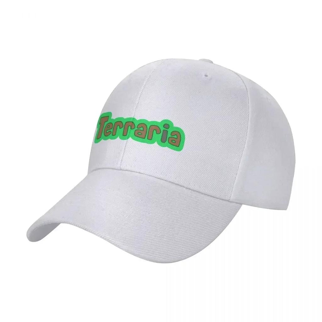 Terraria Merch Terraria Logo Baseball Cap Big Size Hat Kids Hat Golf WomenMen's
