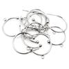 10pcs 12 15 20 25mm 316 Stainless Steel Earring Hooks Hoops Circle Ball Stud Earrings Ear Wires Connector DIY Jewelry Findings