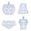 Halloween Pumpkin Coaster Mold Silicone Jewelry Fruit Tray Resin Casting Mould