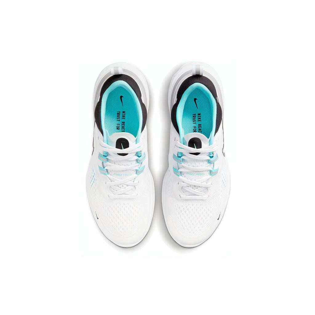 (WMNS) Nike React Miler 2 White/Blue/Black Women's CW7136-100