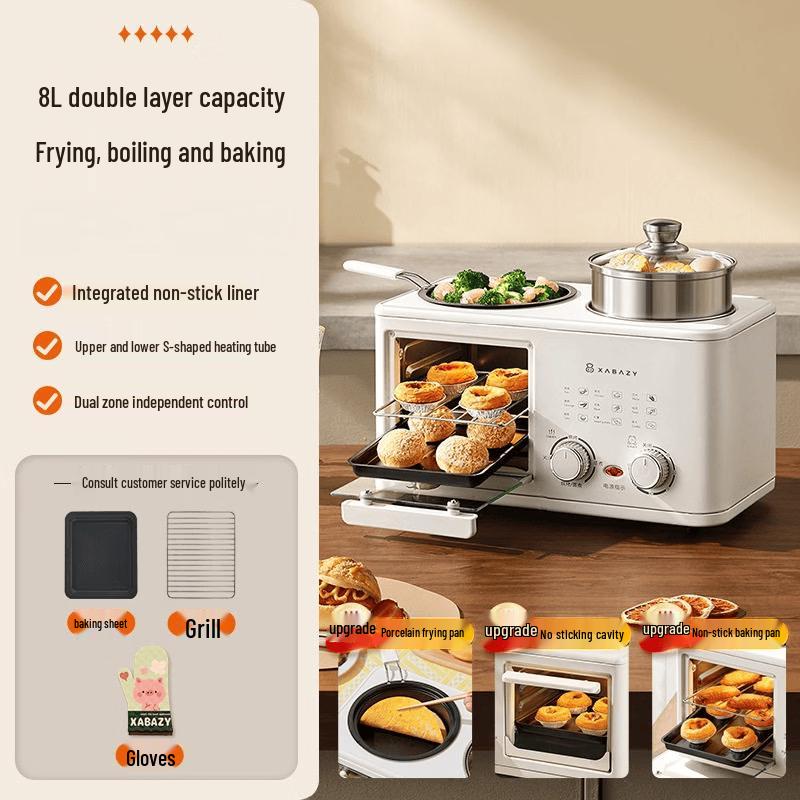 Multi-functional 4-in-1 Breakfast Machine