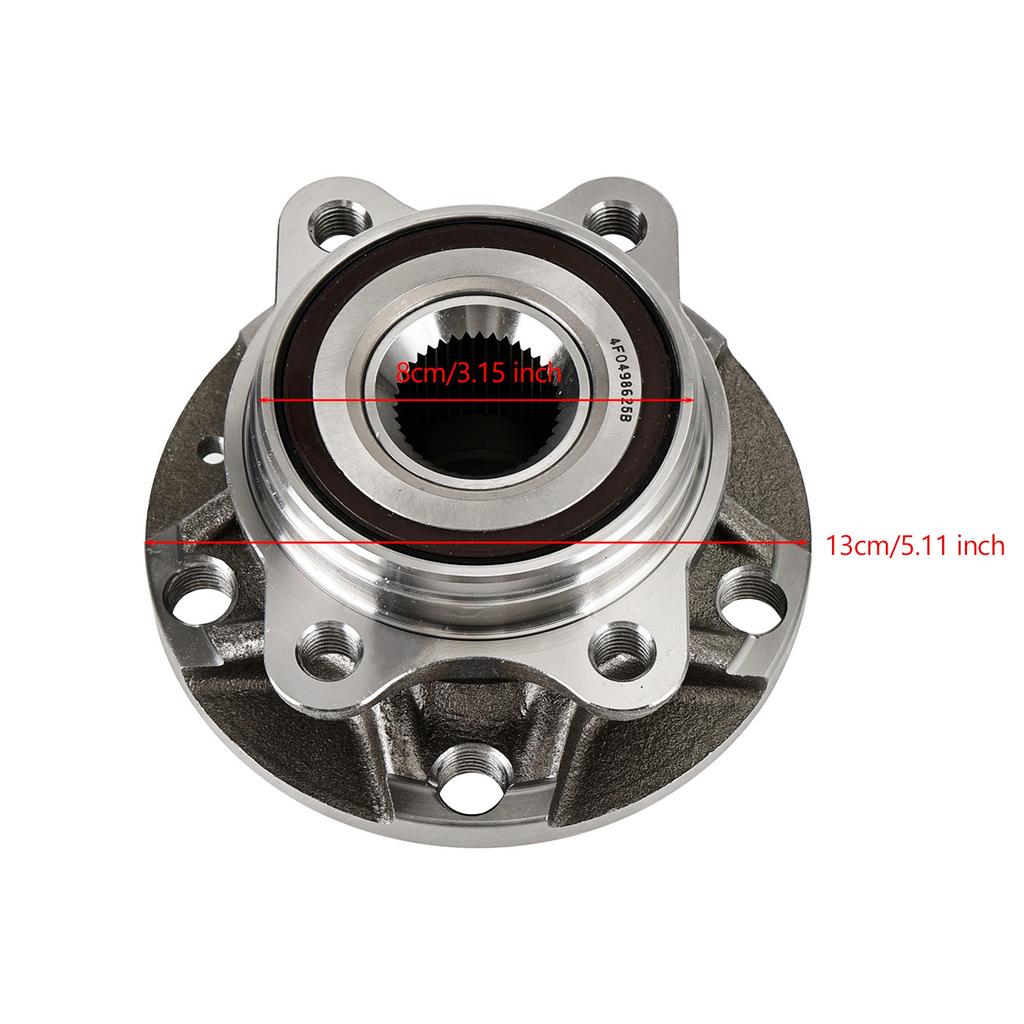 Front Wheel Bearing Hub 4F0498625B For A6 A6 Allroad C6 4F2 4F5 R8 422 423