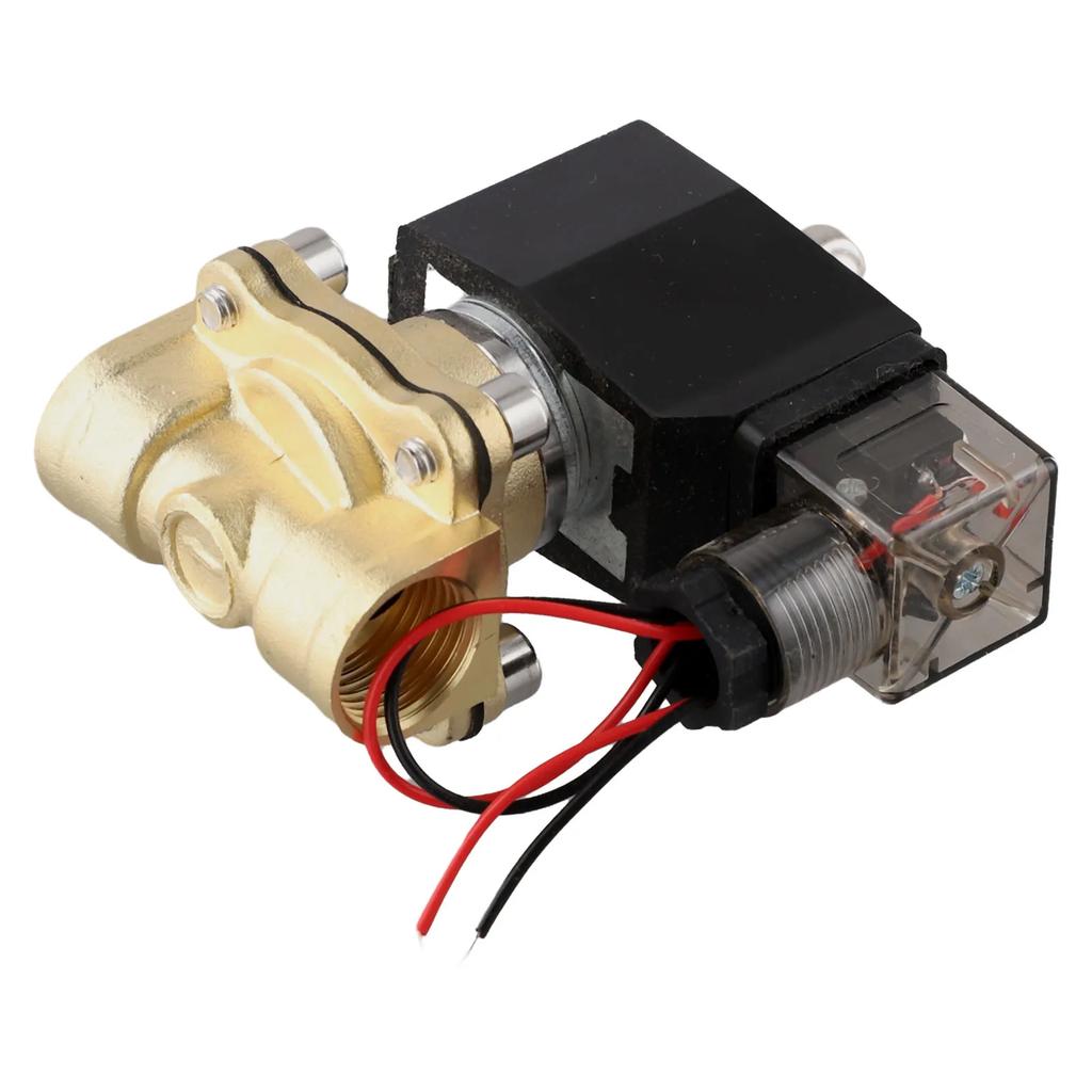 Brass Electromagnetic Valve Direct Control Type At 12 Inch Size And Operating Voltage Of 220V AC For Reliable Flow Management