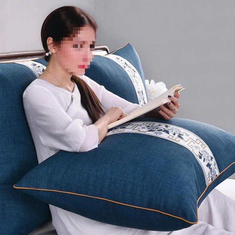 Chinese Style G5Z Throw Pillow Cushion with Core for Sofa & Bed
