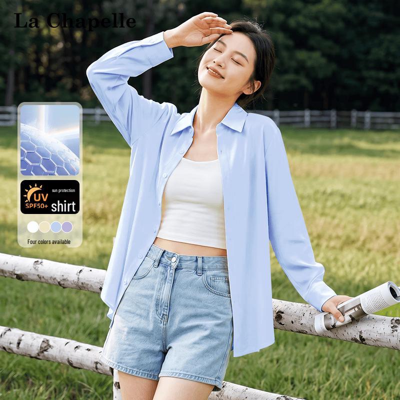 La Chapelle Women s UPF50+ Sun Protection Long Sleeve Shirt S