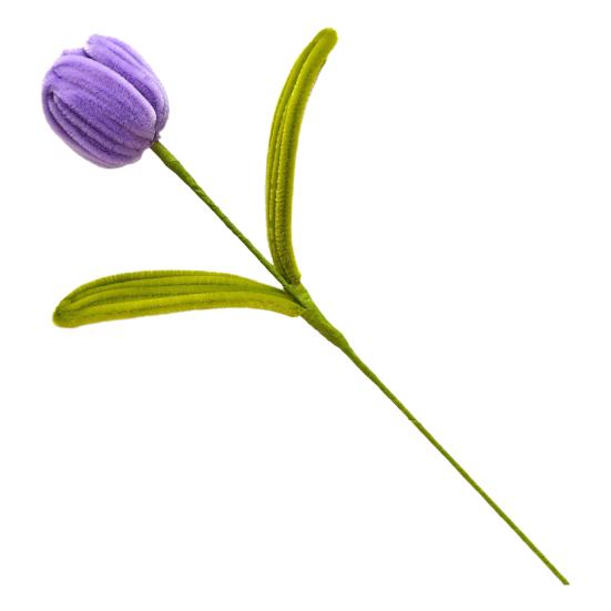 Flori Artizanale din Curățător de Pipe Flori de Lalea Artificiale Conservate Cadouri pentru Femei Iubită