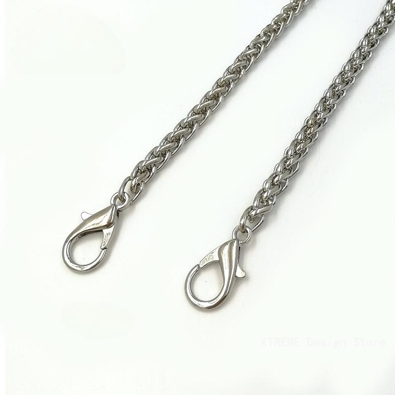 5mm Metal Replacement Purse Chain Shoulder Crossbody Bag Strap for Cluth Ba Small Handbag Handle Gold/Silver/Gun Black/Bronze