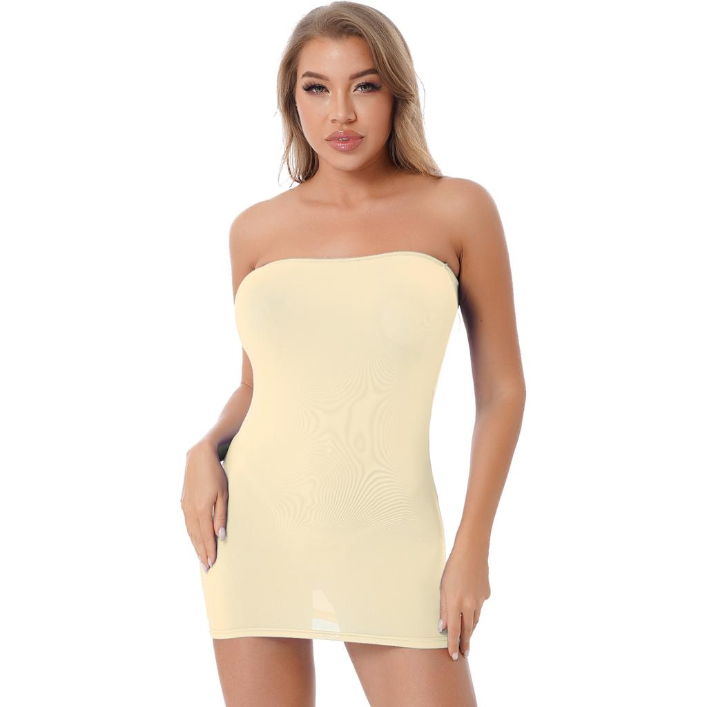 Sexy Women Sheer Mesh Bodycon Mini Dress See-through Lingerie Dress Nightwear Bodysuit