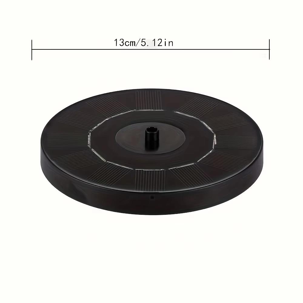1W/1.5W/2.5W Outdoor Solar Fountain Suitable For Garden Pond Solar Fountain Pump Kit With 6 Nozzles For Garden Decoration
