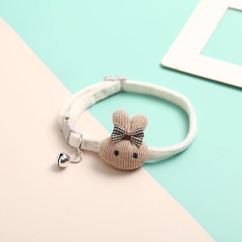 Cute Cat Bell Collar - Little Rabbit Cartoon for Pets