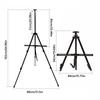 Chevalet de croquis triangulaire réglable, support d'exposition durable pour croquis et dessins