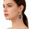 Colorful Droplet Pendant Earrings Teardrop Shape Dangle Earrings  Fashion Accessories