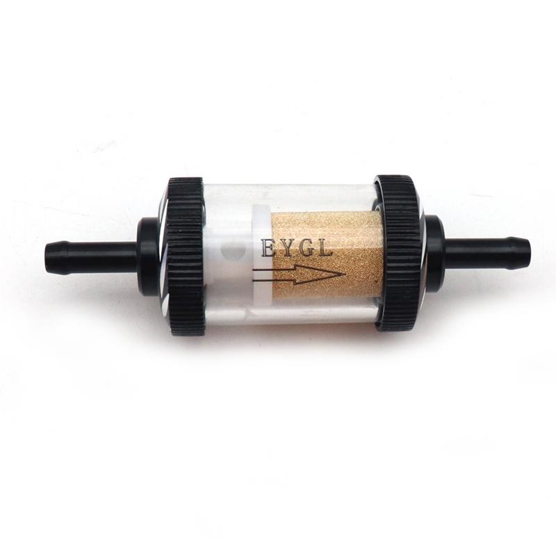 2 Pieces Inline Fuel Filter Replacement Industrial High Performance Universal High Flow Fuel Filter For Lawn Mower Tractor Motorcycle Replacement