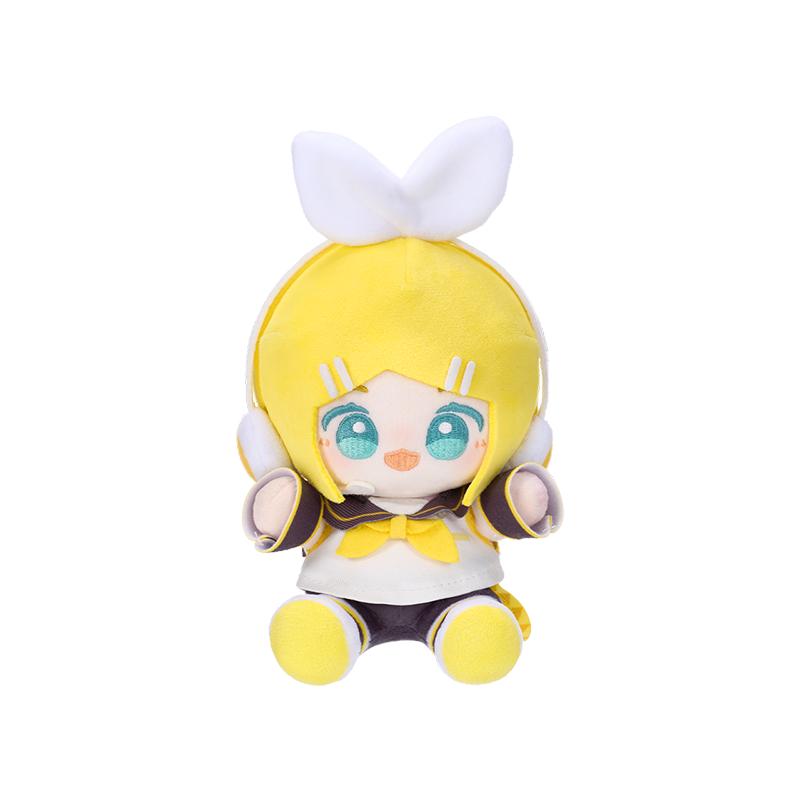 8/15/35cm Official Minidoll Hatsune Miku Sitting Official Cotton Doll Plush Figure Plush Backpack Pillow Doll Gift Fufu Doll