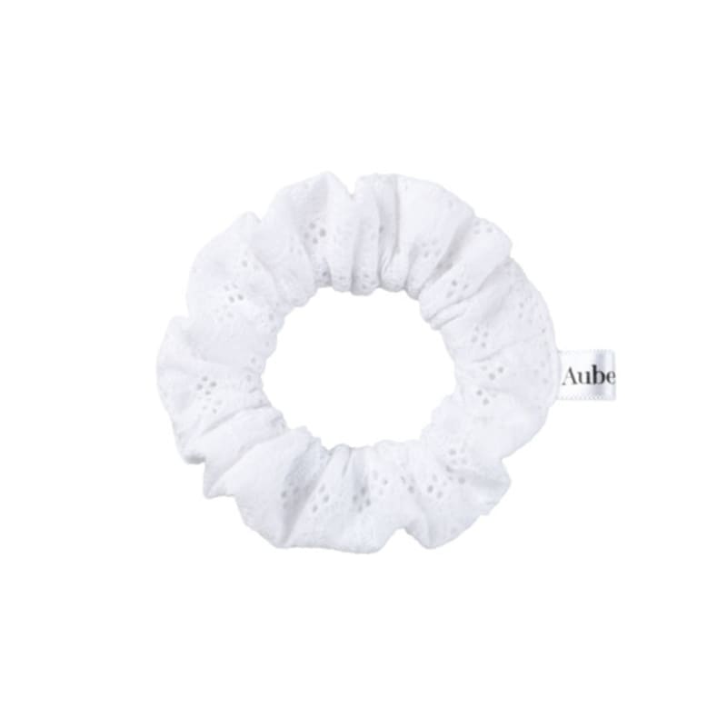 Aube nuit Flower Lace Hair Scrunchie 2 SET