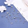 450pcs Safety Pins Decorative Large Practical Stainless Steel Safety Clasps Pin for Jewelry Making