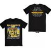 Dubbelsidig Iron Maiden-tryck – Powerslave World Slavery Tour Herr-T-shirt Unisex T-shirt
