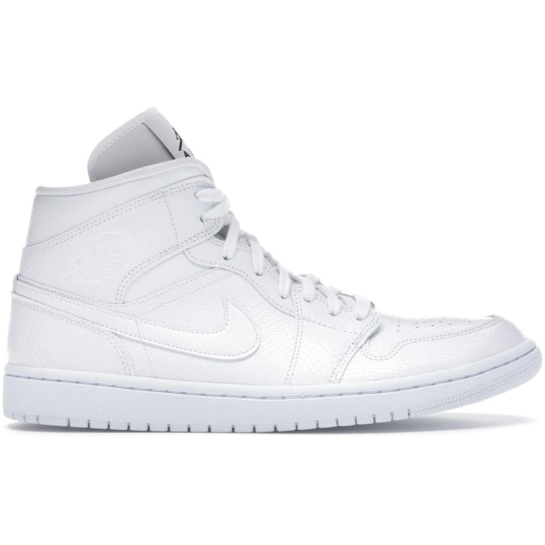 

Sneaker Jordan 1 Mid White Snakeskin (Women s)(BQ6472-110) 36