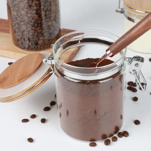 KKC Coffee Bean Storage Container, Airtight Coffee Canister, 200g, 800ml Capacity