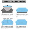 Polar Fleece Living Sofa Cover Universal Waterproof Couch Covers Solid Color Flexible Slipcover Non -Slip Full Wrap Sofa Seat Cushion Covering