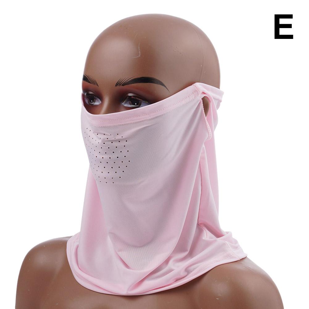 UV Protection Breathable Mask Bandana Face Masks Neck Gaiter Headwear Outdoor Sports Cycling Hiking Fishing Ice Silk Masks