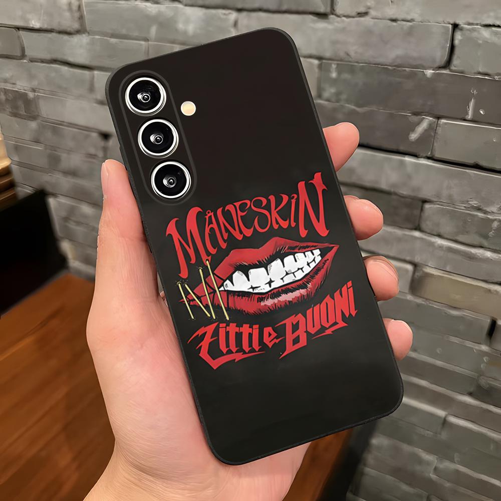 Rock Band M-Maneskin Phone Case For Samsung A25 A13 A33 5G A54 A36 A35 A56 A52 A14 Shockproof Soft Cover