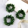 10pcs Plastic Green Rattan Shaped Napkin Ring Simulation Table Decoration  Valentine's Day