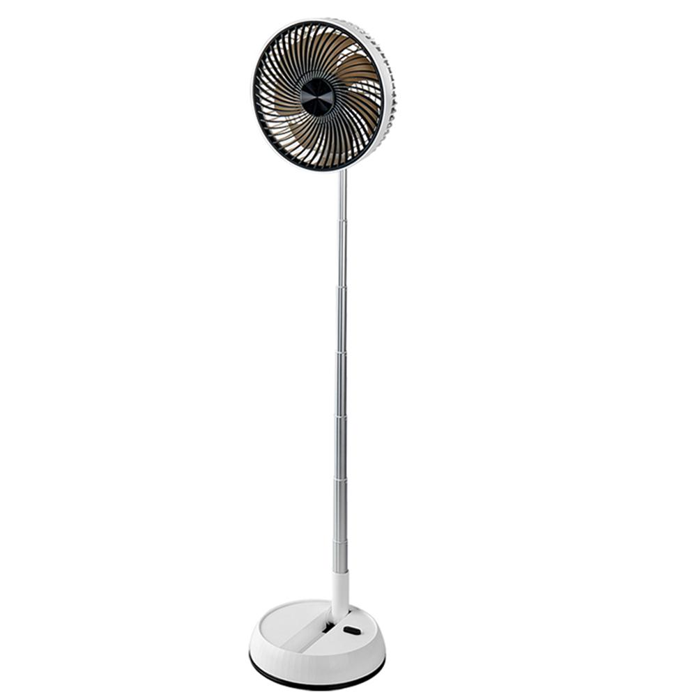 Outdoor Telescopic Fan Remote Control Aluminum Alloy Portable Silent Desktop Vertical Left and Right Rotating Multi-purpose Fan