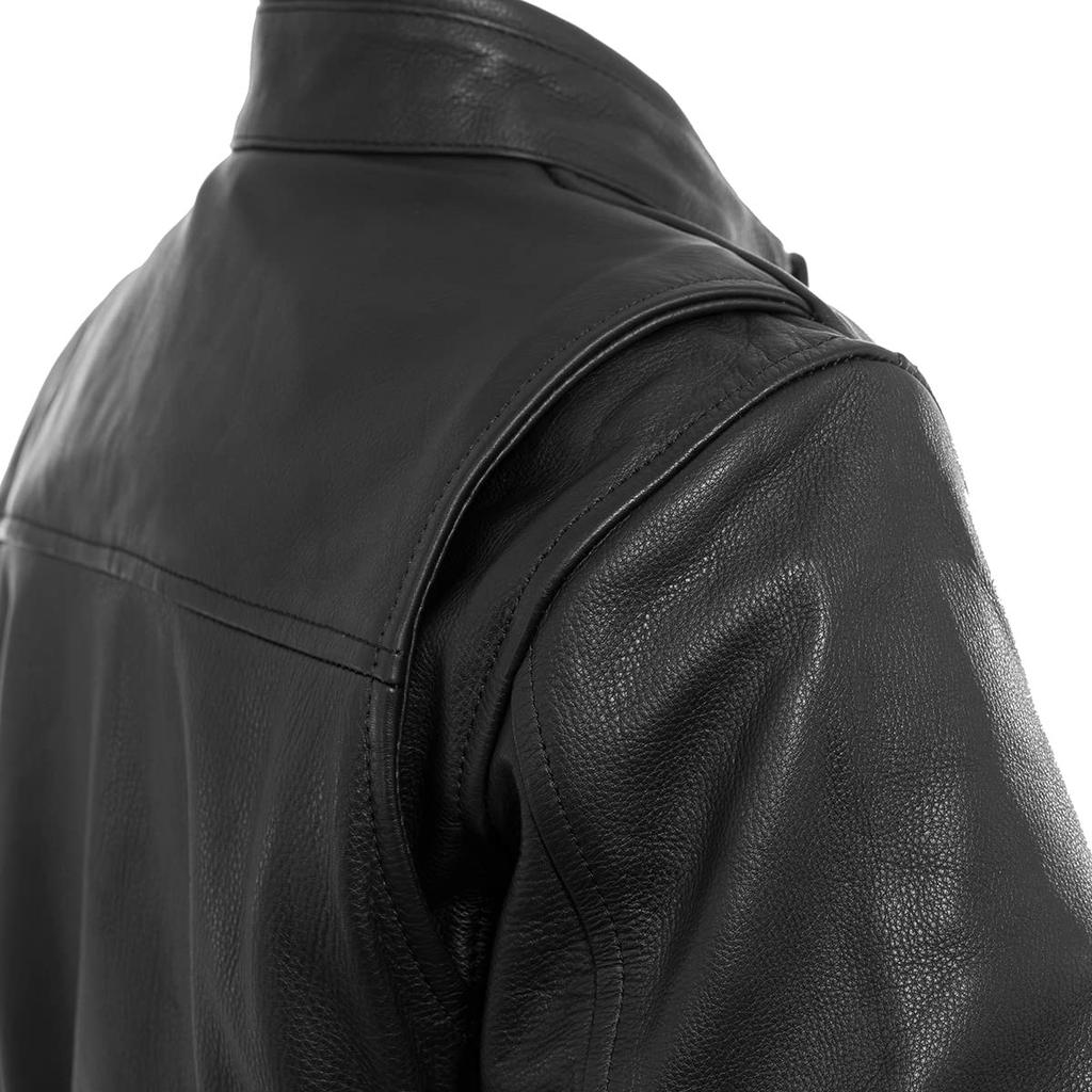 KOMINE Motocyklová bunda Single Rider Kožená bunda Černá M LJ-5343 02-5343 Pánská