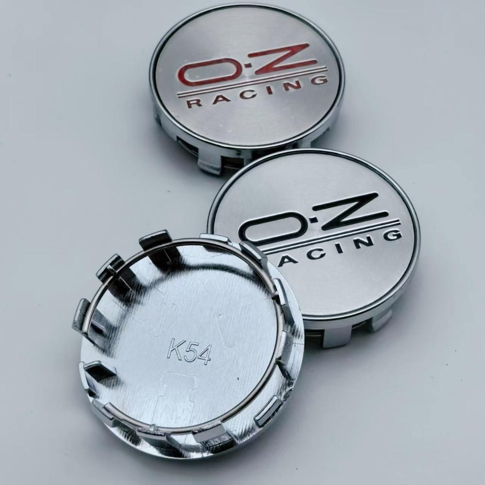 4pcs 54MM 50MM Car Wheel Center Caps With O.Z OZ Racing Logo Emblem Badge Wheel Hubcap Rim Hub Center Dust Cover Car Accessories