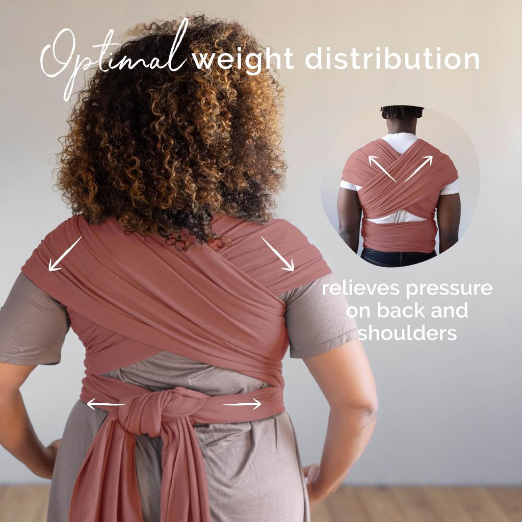 Boba Wrap Baby Carrier Authorized Distributor [Japanese Product] (Dusty Pink)