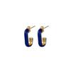 Contemporary Jshaped Womens Earrings With Sleek Geometric Design And Colors