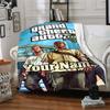 Gta Personalized Name Blanket Multi-purpose Personalized Blanket Soft Warm Cozy Perfect for Livingroom Office Picnics Chair for All Occasions